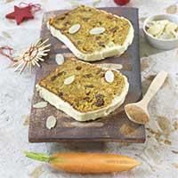 Carrot Cake, glaçage festif Carrot Cake, glaçage festif
