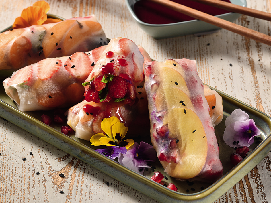 Rolls aux fruits d’été par AutourduRiz Rolls aux fruits d’été par AutourduRiz